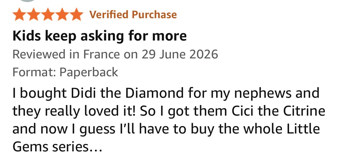 Reader review 8 for the Little Gems series