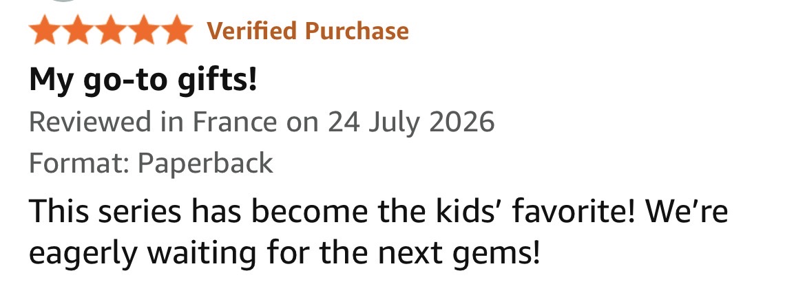 Reader review 6 for the Little Gems series
