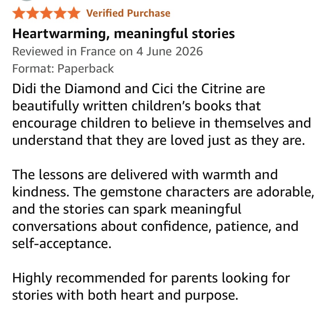 Reader review 4 for the Little Gems series
