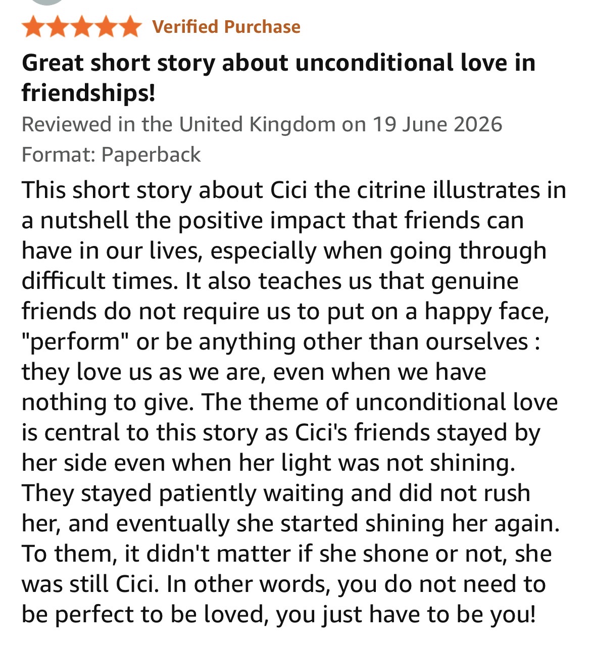 Reader review 3 for the Little Gems series